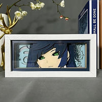 Yelan GlowFrame - Genshin Impact - Framed Wall Art by Zyko 