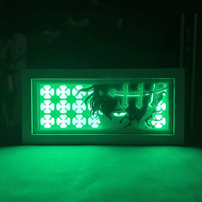Yuno GlowFrame - Black Clover - Framed Wall Art by Zyko 