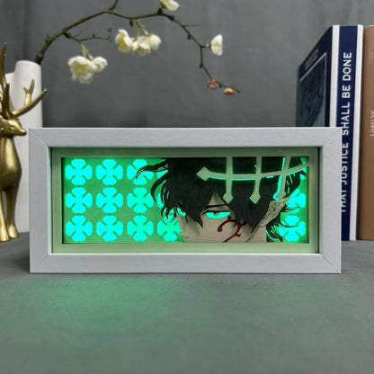 Yuno GlowFrame - Black Clover - Framed Wall Art by Zyko 
