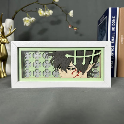 Yuno GlowFrame - Black Clover - Framed Wall Art by Zyko 
