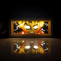 Zenitsu GlowFrame - Demon Slayer - Framed Wall Art by Zyko 