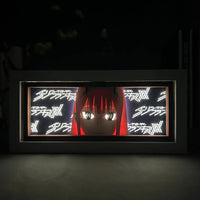 Zero Two GlowFrame - Darling in the FranXX - Framed Wall Art by Zyko 