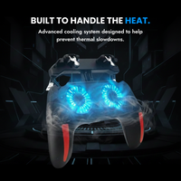 APEX V1 android and ios mobile gaming controller with integrated cooling system