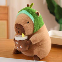 Capybara Apple plush design from Zyko’s luxury stuffed animals line, a charming addition to any cute kawaii room or modern décor space.