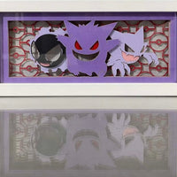Gengar X Ghastly X Haunter GlowFrame - Pokemon