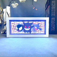 Gengar X Ghastly X Haunter GlowFrame - Pokemon