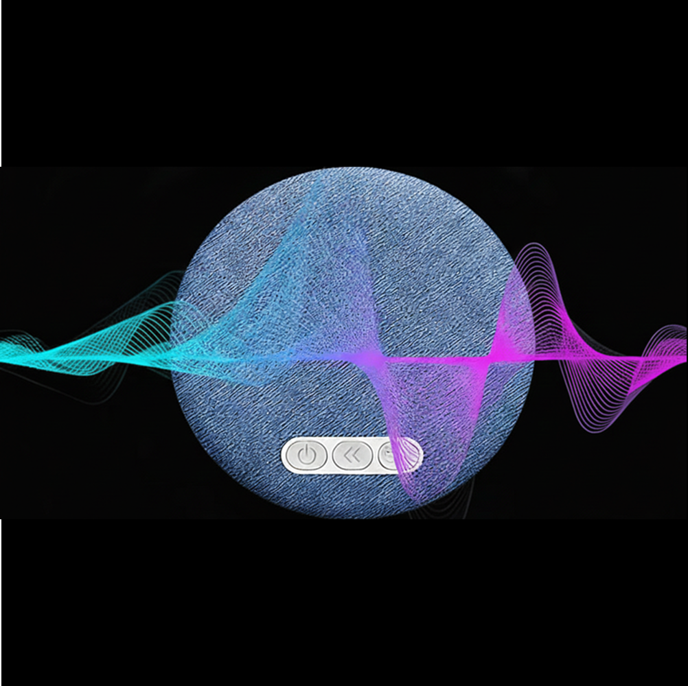 Personal sleep audio speaker for shared bedrooms, letting users enjoy podcasts, music and calming sounds privately under their pillow.