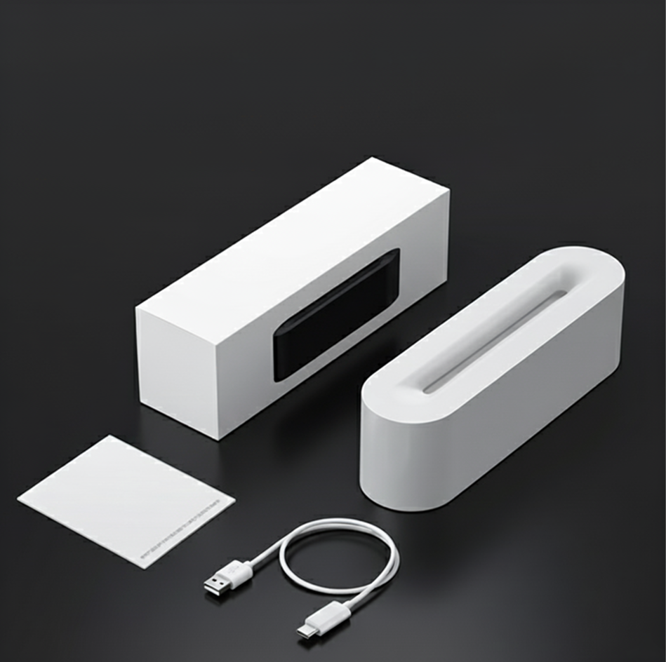 USB aroma diffuser setup shown with cable and accessories for easy connection.