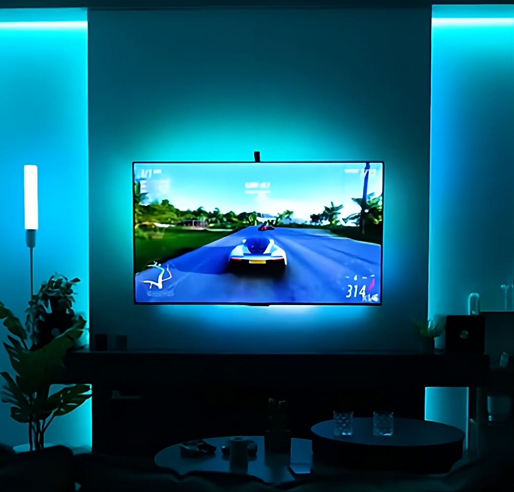 USB led light strip for tv providing lag free ambient lighting during console gaming