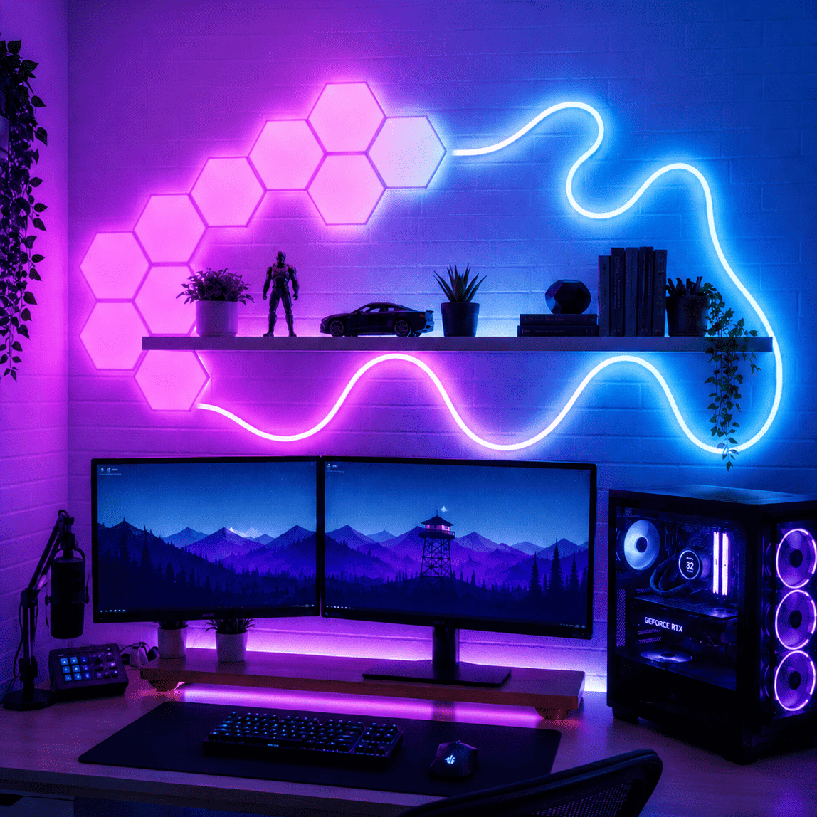 Zyko Elements RGBIC Hexagon Light Panels - Zyko -