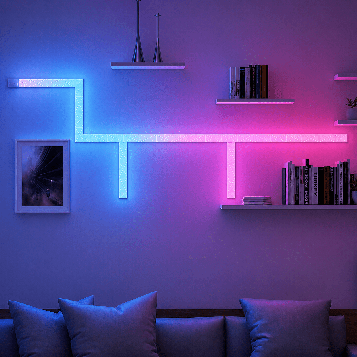 Zyko Elements Trace RGBIC Wall Lights - Zyko -