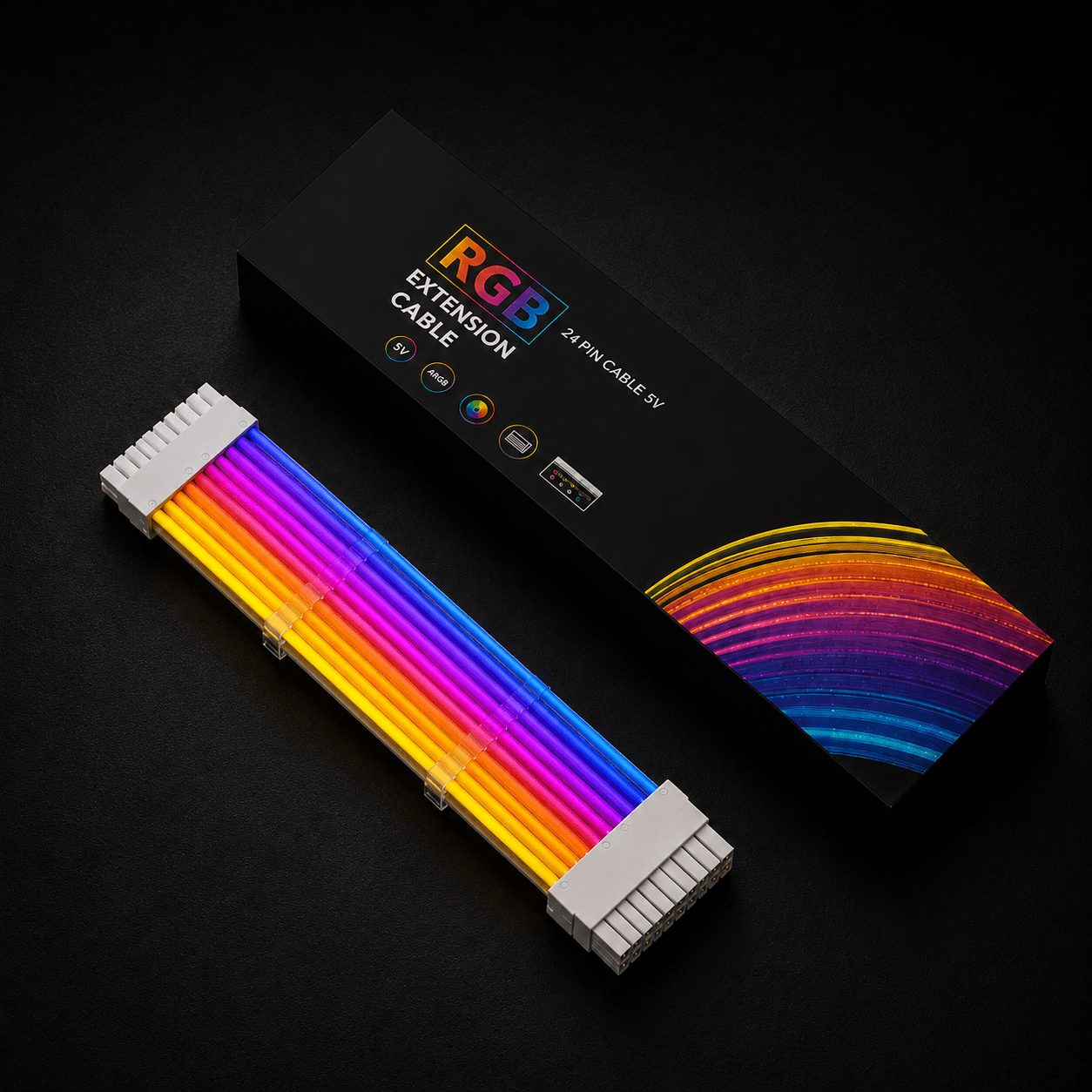 Zyko RGB 24-Pin Motherboard Cable Extension - Zyko -