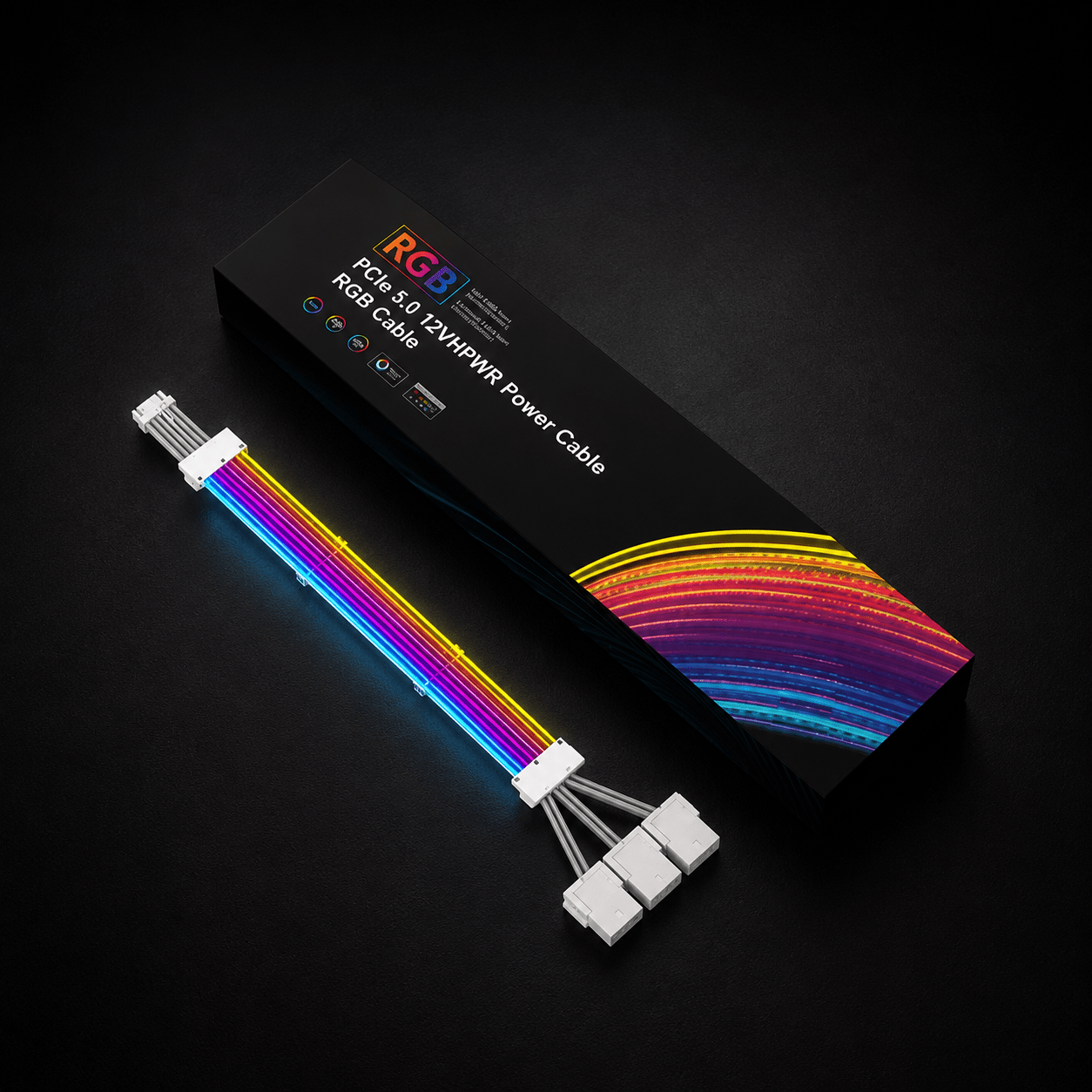 Zyko RGB Triple 8-Pin to 16-Pin GPU Cable Extension - Zyko -